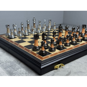 Шахматы подарочные с фигурами из композита