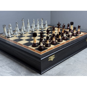 Шахматы подарочные с фигурами из композита