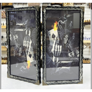 Нарды подарочные GAME OVER — премиум из массива липы и стекла