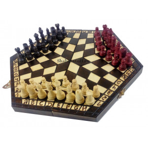 Шахматы на троих малые. Фабрика Madon