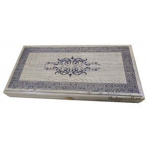 Нарды патина люкс из массива ясеня