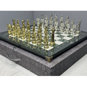 Шахматы из камня подарочные