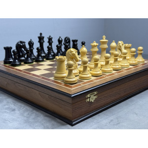 Шахматы подарочные эксклюзивные с фигурами из самшита