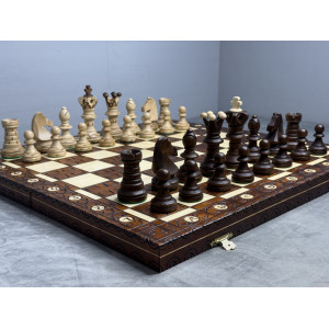 Шахматы деревянные большие «Classic 52» — польский набор для детей и взрослых